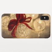 Weihnachtsball und Bow Case-Mate iPhone Hülle (Rückseite (Horizontal))