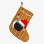 Weihnachtsball und Button Kleiner Weihnachtsstrumpf (Vorderansicht (hängend))