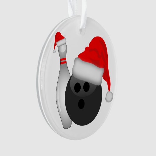 Weihnachtsball und Button Ornament (Vorderseite)