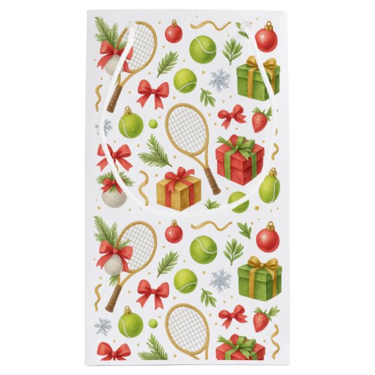 Weihnachtsball und Schlägergeschenke für das Party Kleine Geschenktüte (Rückseite)