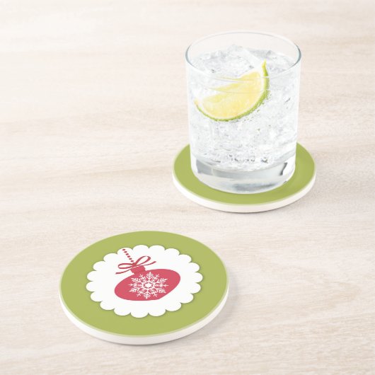 Weihnachtsball Untersetzer (Seite)