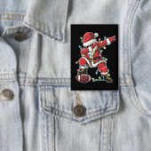 Weihnachtsball Weihnachtsball-Fußballspieler Xmas Button (Insitu)