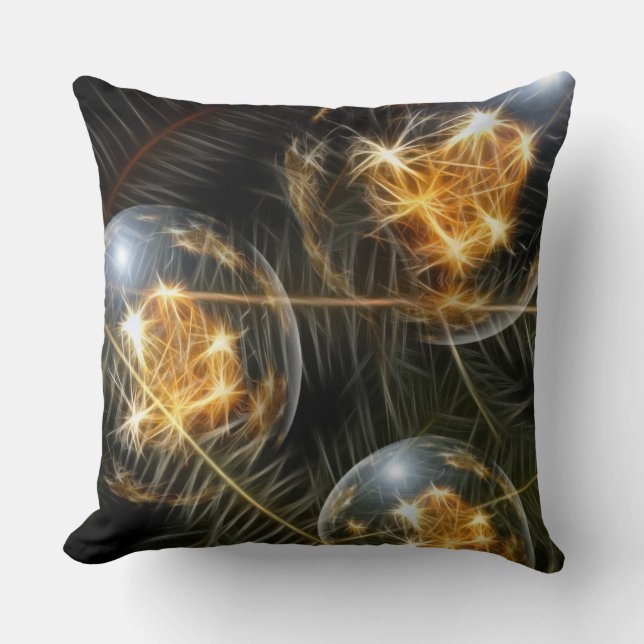 Weihnachtsball Zierwürfelkissen Kissen (Vorderseite)