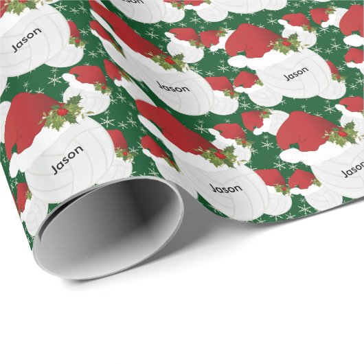 Weihnachtsbällchen | DIY Name Geschenkpapier (Rolleneckpunkt)