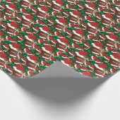 Weihnachtsbällchen | DIY Name Geschenkpapier (Ecke)