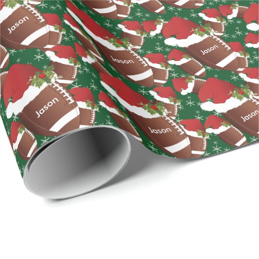 Weihnachtsbällchen | DIY Name Geschenkpapier (Rolleneckpunkt)