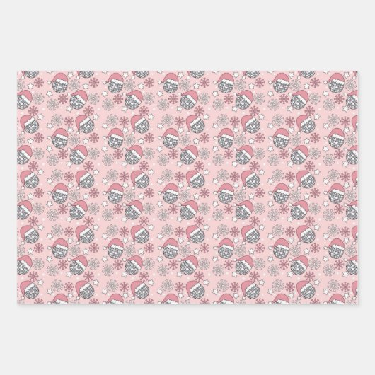 Weihnachtsbällchen Geschenkpapier Set (Vorderseite 3)