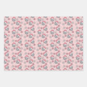 Weihnachtsbällchen Geschenkpapier Set (Vorderseite 2)