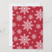 Weihnachtsbällchen mit Foto-Overlay Feiertagskarte (Rückseite)