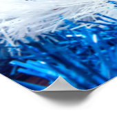 Weihnachtsbällchen Poster (Ecke)