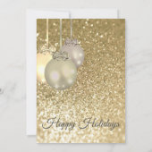 Weihnachtsbällchen Weihnachtsfeier Einladung (Rückseite)