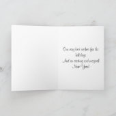 Weihnachtsbälle 3 feiertagskarte (Innenseite)