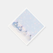 Weihnachtsbälle auf Schnee zum Feiern Serviette (Ecke)