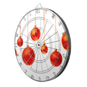 Weihnachtsbälle Dartscheibe (Vorderseite rechts)