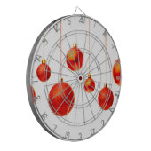 Weihnachtsbälle Dartscheibe (Vorderseite Links)