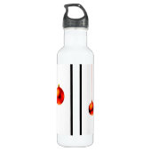Weihnachtsbälle Edelstahlflasche (Rückseite)