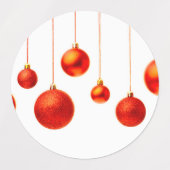 Weihnachtsbälle Etiketten (Design 2)