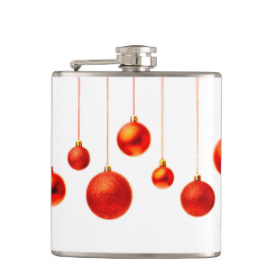 Weihnachtsbälle Flachmann