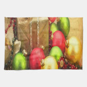 Weihnachtsbälle Geschirrtuch (Horizontal)