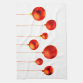 Weihnachtsbälle Geschirrtuch (Vertikal)