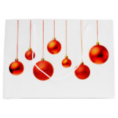 Weihnachtsbälle Große Geschenktüte (Vorderseite)