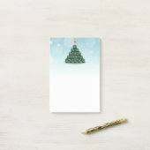 Weihnachtsbälle in Baumform Post-it Klebezettel (Auf Schreibtisch)