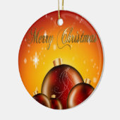 Weihnachtsbälle Keramikornament (Links)