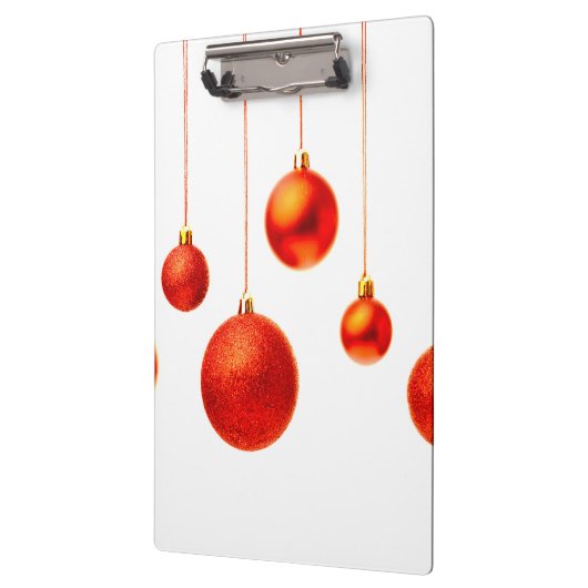 Weihnachtsbälle Klemmbrett (Links)