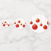 Weihnachtsbälle Konfetti (Rückseiten)