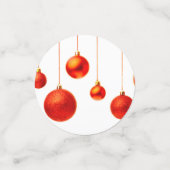 Weihnachtsbälle Konfetti (Klein Vorderseite)