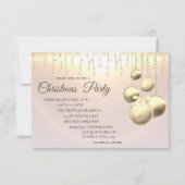 Weihnachtsbälle, Lights Company Weihnachtsgebäck P Einladung (Vorderseite)