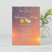 Weihnachtsbälle, Lights Company Weihnachtsgebäck P Einladung (Stehend Vorderseite)