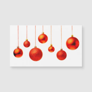 Weihnachtsbälle Magnetkarte