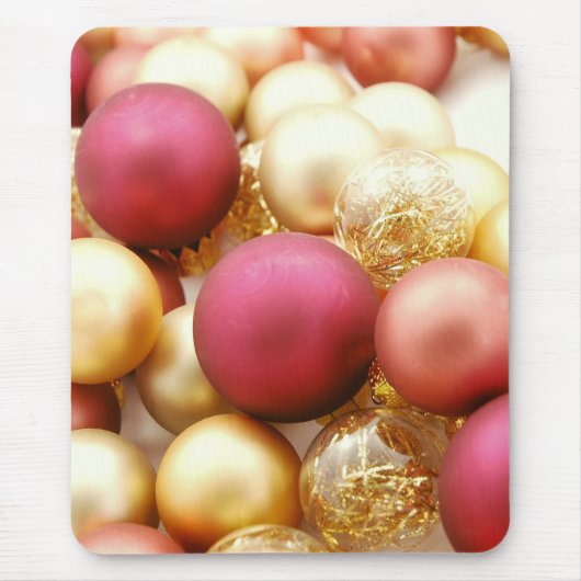 Weihnachtsbälle Mousepad (Vorne)
