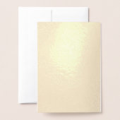 Weihnachtsbälle ohne Foto Folienkarte (Rückseite mit Umschlag)