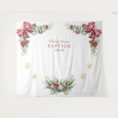 Weihnachtsbälle Pine Cone Gold Taufe Foto Prop. Wandteppich (Vorderseite (Horizontal))