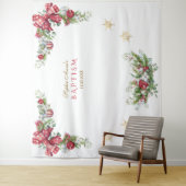 Weihnachtsbälle Pine Cone Gold Taufe Foto Prop. Wandteppich (Beispiel)