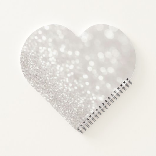 Weihnachtsbälle, Pine Tree, Deer, Glittery Bokeh Notizbuch (Rückseite)