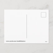 Weihnachtsbälle Postkarte (Rückseite)