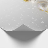 Weihnachtsbälle, Saitenlichter, Schneeflocken, Url Geschenkpapier (Ecke)