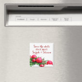 Weihnachtsbälle Save the Date Magnet (In Situ (Geschirrspüler))