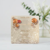 Weihnachtsbälle, Schneeflocken, Corporate Party Einladung (Stehend Vorderseite)