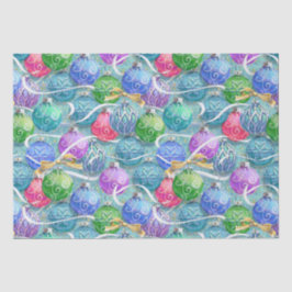 Weihnachtsbälle Seidenpapier