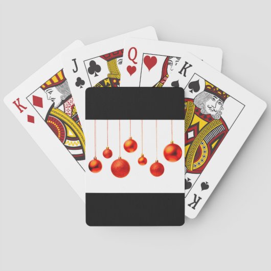 Weihnachtsbälle Spielkarten (Rückseite)