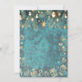 Weihnachtsbälle, Sternenfirma Einladung (Rückseite)