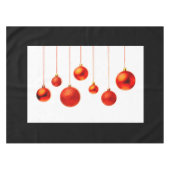 Weihnachtsbälle Tischdecke (Vorderseite (Horizontal))