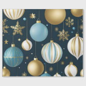 Weihnachtsbälle verpacken Papier Geschenkpapier (Flach)
