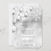 Weihnachtsbälle,Wineglass,FirmenweihnachtsfestPart Einladung (Vorderseite)