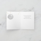 Weihnachtsbälle Winterhochzeit Danke (Innenseite)