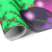Weihnachtsbälle Wrackpapier Geschenkpapier (Rolleneckpunkt)